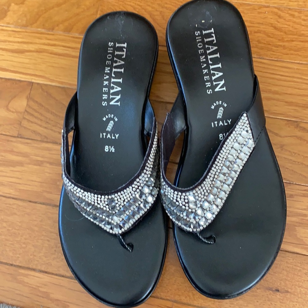 Italian Schumaker sandal with bling